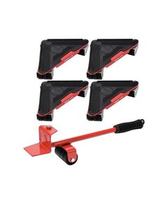 Набор YATO для перемещения мебели, 300 кг, 4 подставки + рычаг, 5 элем., фото  | SNABZHENIE.com.ua