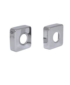 Декоративная накладка на эксцентрик (пара) Qtap (58,7x58,7x18,7)  для смесителей и душевой системы Crow, Nando, Arvin QTCRONANARV58758718749222, фото  | SNABZHENIE.com.ua