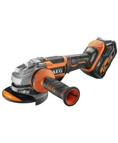 Шліфмашина кутова безщіткова акумул. AEG: 2х Li-Ion 18 В 2х 6 AхГод, диск Ø=125 мм, 11000 об/хв DW, фото  | SNABZHENIE.com.ua