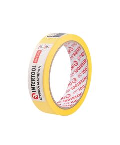 Малярна стрічка INTERTOOL DM-2520, 25мм х 20м, жовта, фото  | SNABZHENIE.com.ua