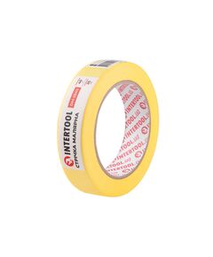 Малярная лента желтая 25мм, 40м INTERTOOL DM-2540, фото  | SNABZHENIE.com.ua