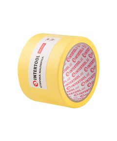 Малярная лента INTERTOOL DM-7220, 72мм x 20м, желтая, фото  | SNABZHENIE.com.ua