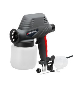 Электрический краскопульт 110 Вт, форсунка 0.8 мм, бачок 0.8 л, 300 мл/мин INTERTOOL DT-5012, фото  | SNABZHENIE.com.ua
