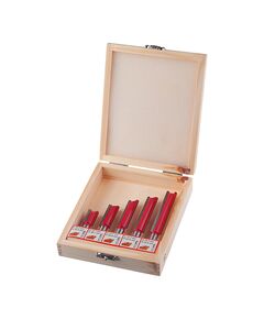 Набір фрез пазових прямих, 5 шт INTERTOOL HT-0075, фото  | SNABZHENIE.com.ua