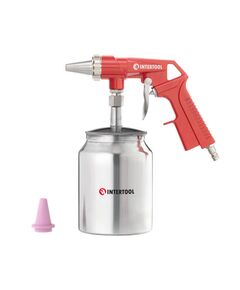 Пневматический пескоструйный пистолет INTERTOOL PT-0707 с бачком, фото  | SNABZHENIE.com.ua