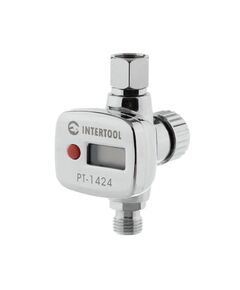 Регулятор тиску з цифровим манометром для фарбувальних пістолетів 1/4 INTERTOOL PT-1424, фото  | SNABZHENIE.com.ua