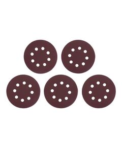 Круг наждачный 125мм, самоклеящийся, бумага С, 140г/м², 5шт INTERTOOL, фото  | SNABZHENIE.com.ua