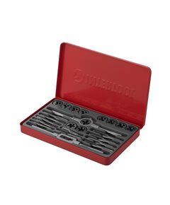 Набір плашок та метчиків M5-M12, 24 шт. INTERTOOL SD-8026, фото  | SNABZHENIE.com.ua