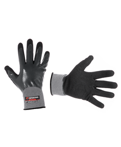 Перчатка трикотажная 10 INTERTOOL SP-0190 с нитриловым покрытием, фото  | SNABZHENIE.com.ua