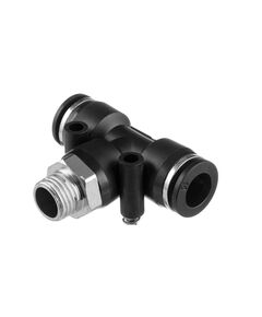 Цанговое T-образное соединение 10*10 мм, 1/4 нар. резьба INTERTOOL, фото  | SNABZHENIE.com.ua