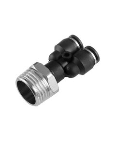 Цангове Y-подібне з'єднання 6 6 мм, 1/2 нарізьба INTERTOOL PT-2386, фото  | SNABZHENIE.com.ua