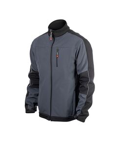 Куртка SOFTSHELL темно-сіра-чорна, трьохшарова, розмір S INTERTOOL SP-3131, фото  | SNABZHENIE.com.ua