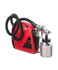 Електричний краскопульт HVLP 600 Вт, форсунка 1.8 мм, бачок 1 л, 0.14-0.70 Бар, 450-550 мл/хв INTERTOOL DT-5060, фото  | SNABZHENIE.com.ua