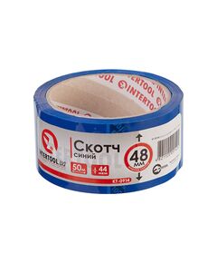 Скотч синий 48мм*50м INTERTOOL KT-0914, фото  | SNABZHENIE.com.ua