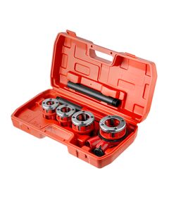 Набір плашок 4 шт для нарізки різьби 1/2, 3/4, 1, 1 1/4 INTERTOOL, фото  | SNABZHENIE.com.ua