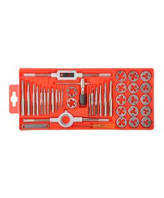 Набір плашок і метчиків M3-M12, 40 шт. INTERTOOL SD-8040, фото  | SNABZHENIE.com.ua