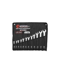 Набор ключей комбинированных 12 шт., 6-22 мм, Cr-V, чехол, DIN3113, STORM INTERTOOL XT-1004, фото  | SNABZHENIE.com.ua