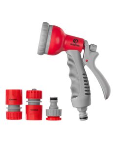 Пістолет-розпилювач для поливу 8 функцій з адаптером INTERTOOL GE-0002, фото  | SNABZHENIE.com.ua