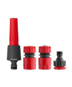 Насадка для полива с регулировкой потока и адаптером INTERTOOL GE-0024, фото  | SNABZHENIE.com.ua