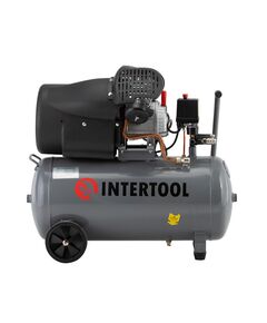 Компресор 50 л, 2.23 кВт, 220 В, 10 атм, 354 л/мин, 2 циліндри INTERTOOL PT-0004, фото  | SNABZHENIE.com.ua