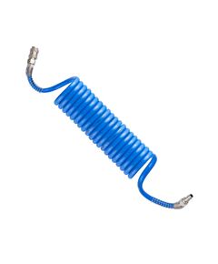 Шланг спіральний поліуретановий 8x12 мм, 5 м з з'єднаннями INTERTOOL, фото  | SNABZHENIE.com.ua