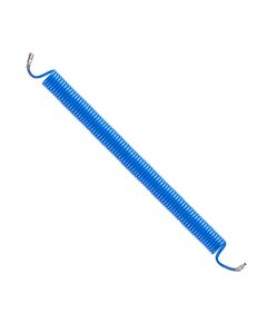 Шланг спиральный полиуретановый 8x12 мм, 20 м с соединениями INTERTOOL, фото  | SNABZHENIE.com.ua