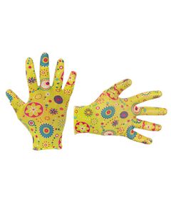 Перчатки садовые INTERTOOL SP-0165, нитрил, желтые, размер 8, фото  | SNABZHENIE.com.ua