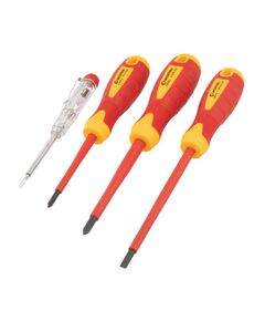 Набір ізольованих викруток VDE з індикатором, 4 шт., фото  | SNABZHENIE.com.ua