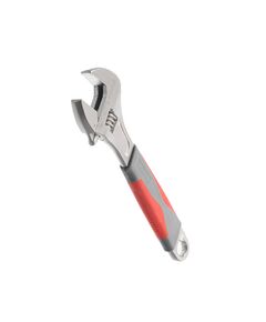 Ключ разводний 200 мм з ізольованою рукояткою, нікелеве покриття INTERTOOL XT-0020, фото  | SNABZHENIE.com.ua