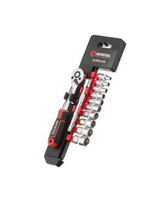 Набор головок 1/4 4-13 мм, 12 шт., удлинитель, рукоятка 72 зуба Cr-V STORM, фото  | SNABZHENIE.com.ua