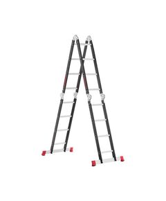 Мультифункціональна трансформер-лестниця INTERTOOL LT-0024, 4х4, 150 кг, фото  | SNABZHENIE.com.ua