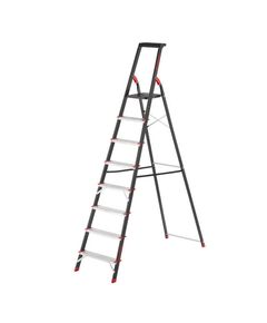 Сходи INTERTOOL LT-0058, 8 ступенів, сталеві, 1720 мм, фото  | SNABZHENIE.com.ua