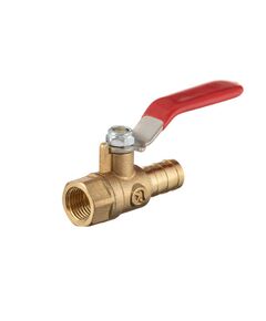 Кран шаровый латунный 1/4 для шланга 12мм, фото  | SNABZHENIE.com.ua