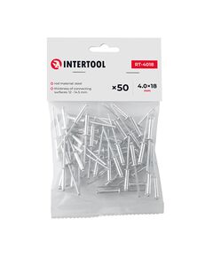 Заклепка алюминиевая 4,0x18 мм, 50 шт, фото  | SNABZHENIE.com.ua