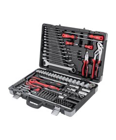 Набір інструментів INTERTOOL ET-7119, 119 од., 1/4 & 1/2 дюйма, фото  | SNABZHENIE.com.ua