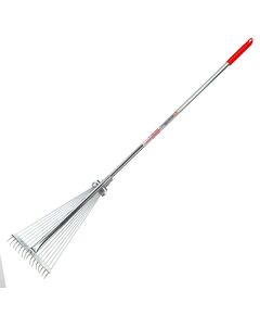 Грабли веерные INTERTOOL FT-3004, 15 прутьев, с металлической рукояткой, фото  | SNABZHENIE.com.ua