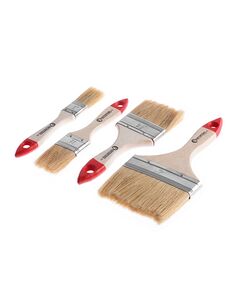 Набір флейцевих кистей 25; 36; 63; 102 мм, 4 шт INTERTOOL KT-1004, фото  | SNABZHENIE.com.ua