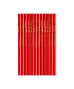 Карандаш столярний INTERTOOL KT-5004, 12 шт/упакування, фото  | SNABZHENIE.com.ua