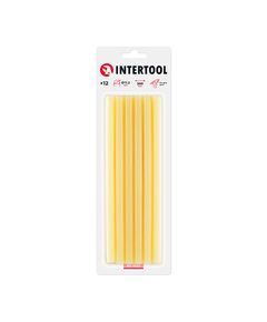 Комплект жовтих клеєвих стержнів 11,2 мм, 200 мм, 12 шт INTERTOOL, фото  | SNABZHENIE.com.ua