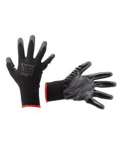 Перчатка х/б с PVC покрытием, серая, размер 9, фото  | SNABZHENIE.com.ua