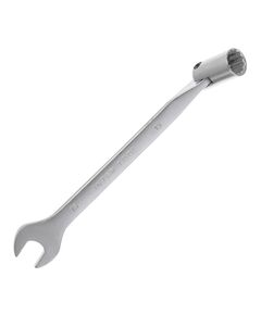 Ключ рожково-накидной шарнирный 15 мм Cr-V, покрытие сатин-хром INTERTOOL XT-1415, фото  | SNABZHENIE.com.ua