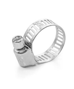 Хомут сталевий оцинкований 8 мм, D 11-20 мм, 10 шт., фото  | SNABZHENIE.com.ua