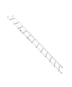 Алюмінієва приставна драбина 12 ступенів, 3.40 м INTERTOOL LT-0112, фото  | SNABZHENIE.com.ua