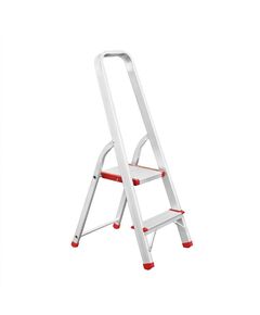 Стремянка алюмінієва 2 сходинки, висота платформи 410 мм INTERTOOL LT-1002, фото  | SNABZHENIE.com.ua