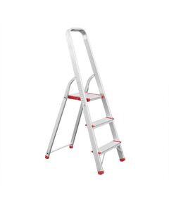Алюмінієва стремянка 3 ступені, висота платформи 630 мм, INTERTOOL LT-1003, фото  | SNABZHENIE.com.ua