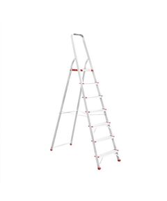 Сходи алюмінієві 7 ступенів, висота до платформи 1500 мм INTERTOOL, фото  | SNABZHENIE.com.ua