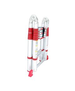 Телескопічна алюмінієва лестниця 12 ступенів, 3,78 м INTERTOOL LT-3039, фото  | SNABZHENIE.com.ua