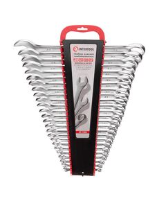 Набір комбінованих ключів 25 шт, 6-32 мм Cr-V INTERTOOL HT-1205, фото  | SNABZHENIE.com.ua