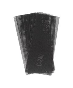 Сітка абразивна 105x280 мм, К240, 10 шт. INTERTOOL KT-6024, фото  | SNABZHENIE.com.ua