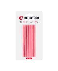 Комплект рожевих клеєвих стержнів 7.4мм, 100мм, 12 шт. INTERTOOL, фото  | SNABZHENIE.com.ua